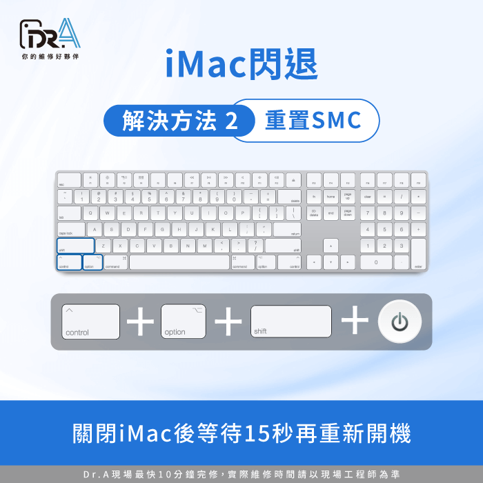 重置SMC-iMac閃退