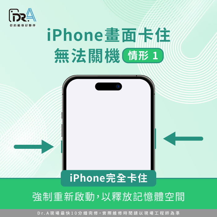 iPhone完全卡住-iPhone畫面卡住無法關機