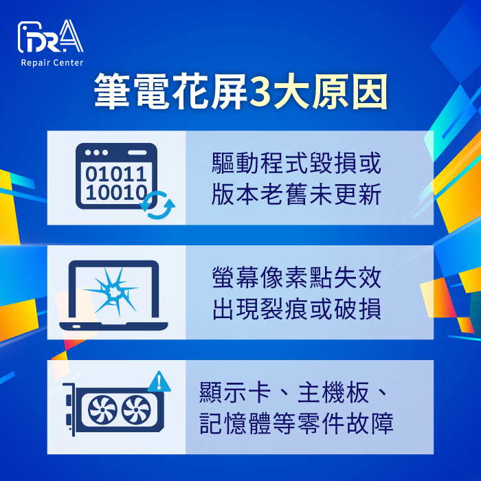 筆電花屏原因-筆電花屏當機