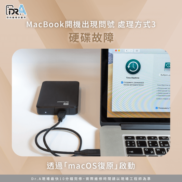 硬碟故障-MacBook開機出現問號