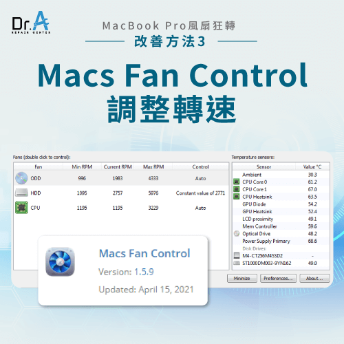 Macs Fan Control-MacBook Pro風扇一直轉