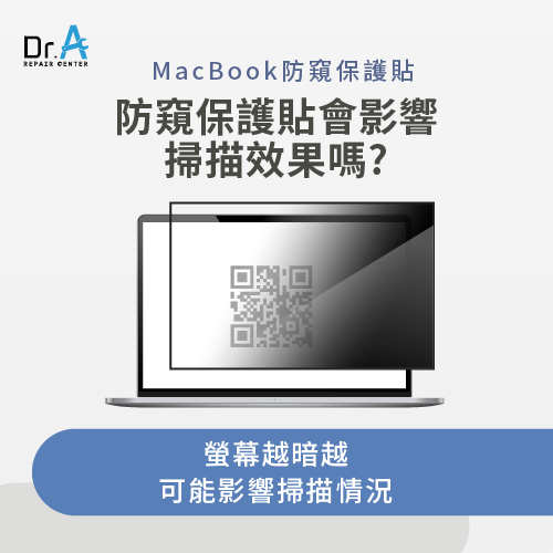掃描效果會被防窺保護貼給影響-MacBook防窺保護貼推薦