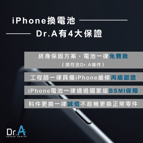 iPhone換電池推薦Dr.A-iPhone去哪裡換電池