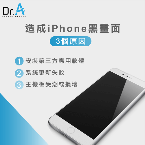 Iphone黑畫面沒有反應 4大方法有效修復當機問題 Dr A 3c快速維修中心