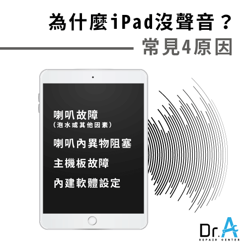 iPad沒聲音原因-iPad沒聲音,iphone維修,iphone換電池,iphone維修中心,台中iphone維修,台中iphone備份,台中mac重灌,台中mac維修,台中蘋果維修,台中Apple維修中心
